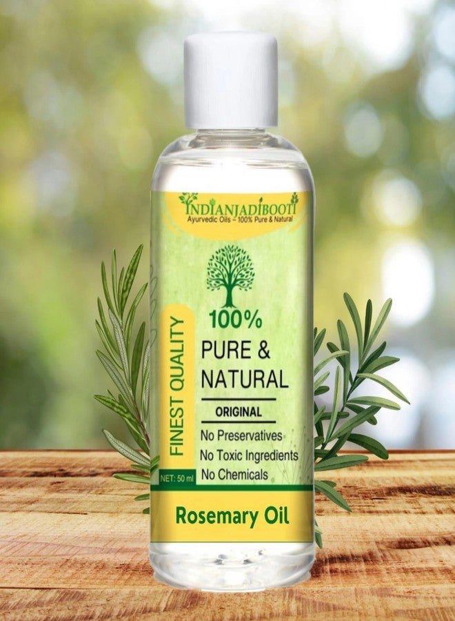 IndianJadiBooti زيت إكليل الجبل العطري من إنديان جادي بوتي - نقي وطبيعي 100% (Rosmarinus officinalis) | 100 مل - Image 2
