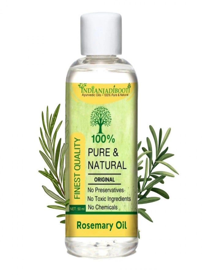 IndianJadiBooti زيت إكليل الجبل العطري من إنديان جادي بوتي - نقي وطبيعي 100% (Rosmarinus officinalis) | 100 مل - Image 1