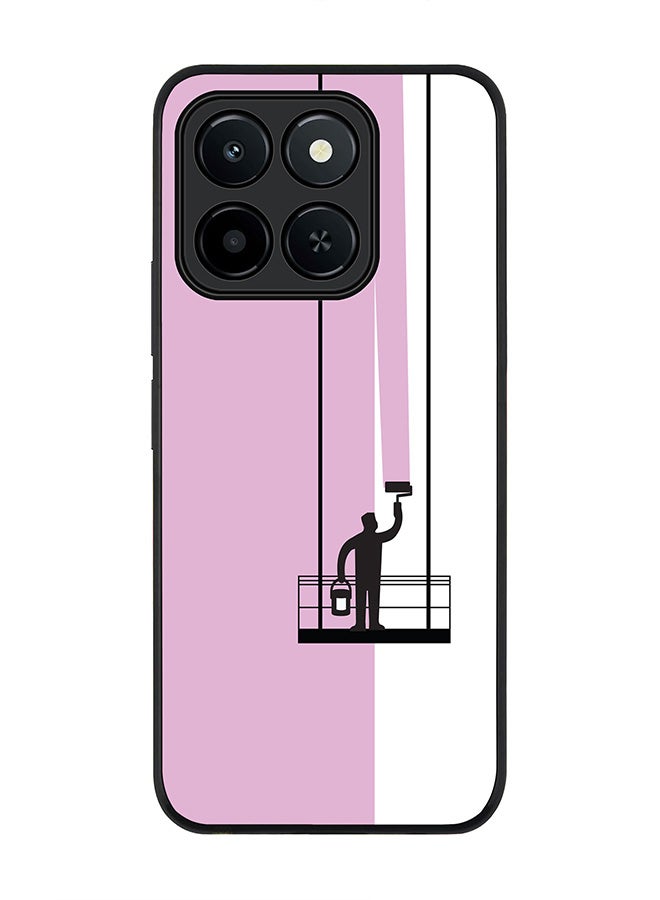 Stylizedd For Honor X6c Case,Slim fit Camera Protection, Shockproof Thin Phone cover  - Paint Hanger (Pink)