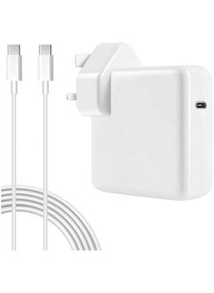 Mac Book Pro Charger 87W USB-C Power Adapter Compatible with 13/14/15 Inch After 2016 for Mac Book Air After 2018 Include Charge Cable (6.6ft/2m)