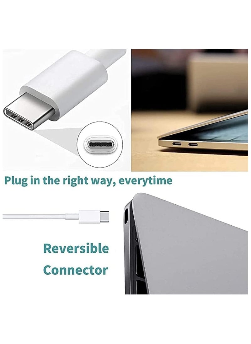 Generic - Mac Book Pro Charger 87W USB-C Power Adapter Compatible with 13/14/15 Inch After 2016 for Mac Book Air After 2018 Include Charge Cable (6.6ft/2m) - Image 1