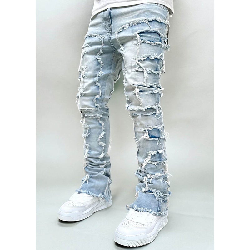 Unisex Casual Daily Denim Jeans - Image 3