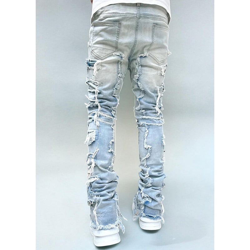 Unisex Casual Daily Denim Jeans - Image 4
