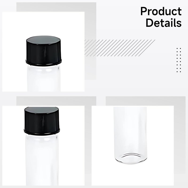 100 Pcs 4Ml Glass Vials, Clear Borosilicate Sample Bottles With Screw Caps, 1.9 X 0.6 In, Small Vials Perfect For Liquids, Oils, And Powders - Image 5