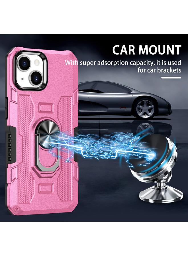 S-TOP Case For iPhone 14 Ring Holder Armor Hybrid Phone Case - Image 3