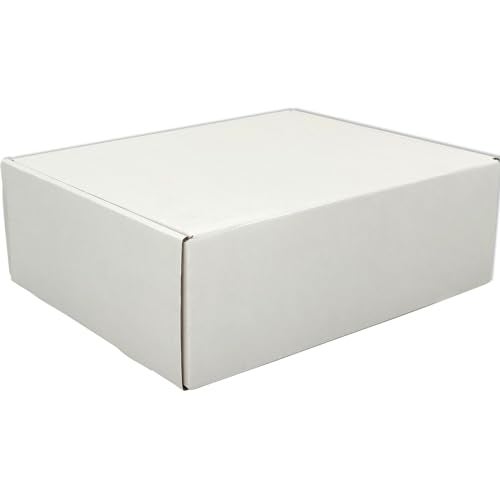 Lmuze White Shipping Boxes for Small Business Pack of 20-12x9x4 inches Cardboard Corrugated Mailer Boxes for Shipping Packaging Craft Gifts Giving Products - Image 5
