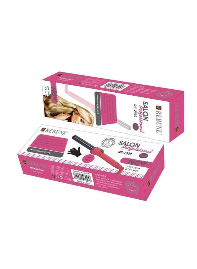 REBUNE Curling Iron With Glove Pink/Black - Image 4