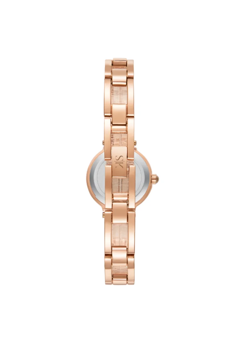 KENNETH SCOTT Women's Analog Round Shape Stainless Steel Wrist Watch K23516-RBKK - 23.5 Mm