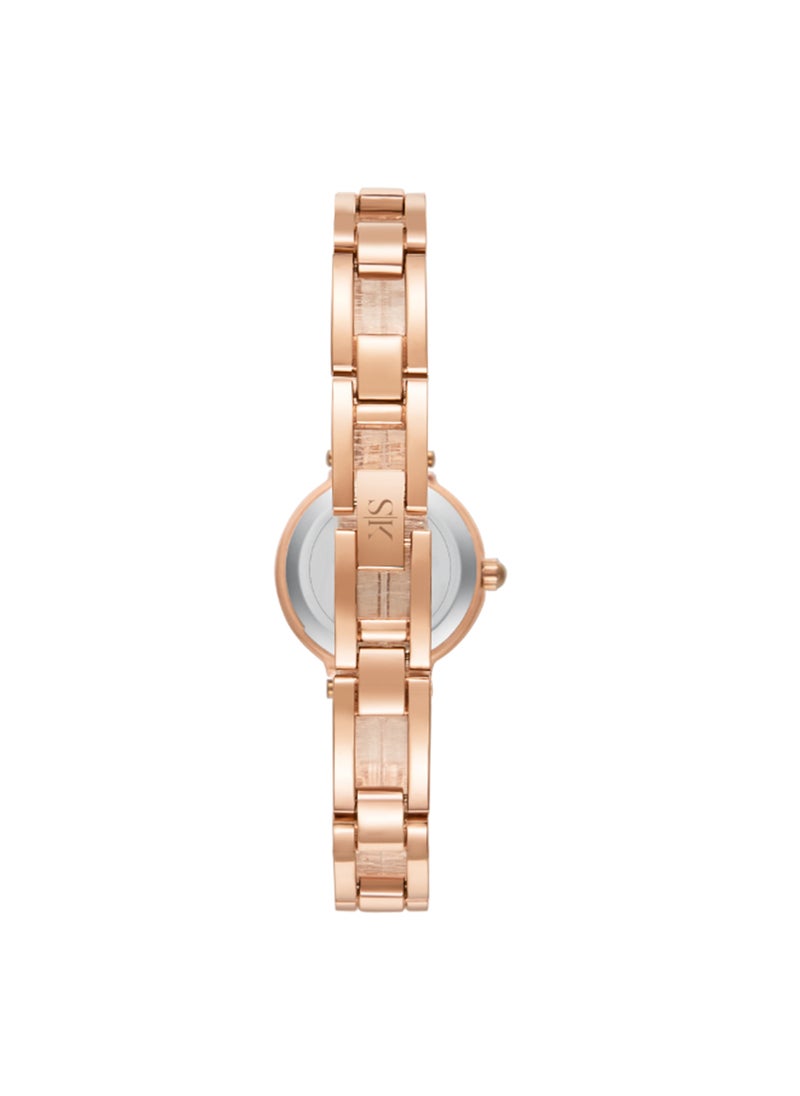 KENNETH SCOTT - Women's Analog Round Shape Stainless Steel Wrist Watch K23516-RBKK - 23.5 Mm - Image 1