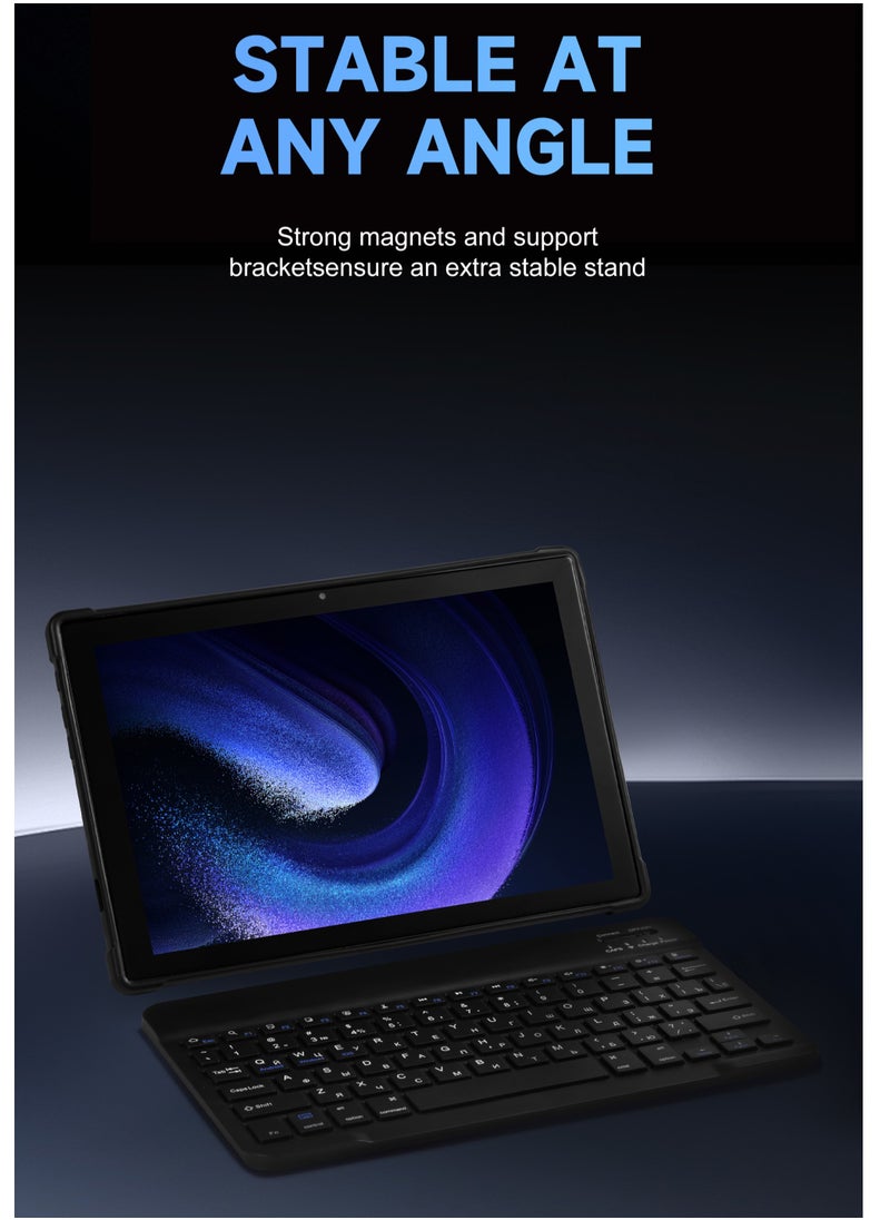 X - Prime - 10.1-Inch HD+ Display 3000x1440P Android 12 Smart Tablet PC with Keyboard Mouse and Stylus 12GB RAM 512GB ROM Dual SIM 5G PAD PRO 11 For Student Learning Grey - Image 1