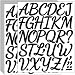 Bemeol 864 Pieces Letter Stickers 24 Sheets 2 Inch Self Adhesive Stickers Letters for Bulletin Board Classroom Mailbox Door Home DecorBlack - Image 2
