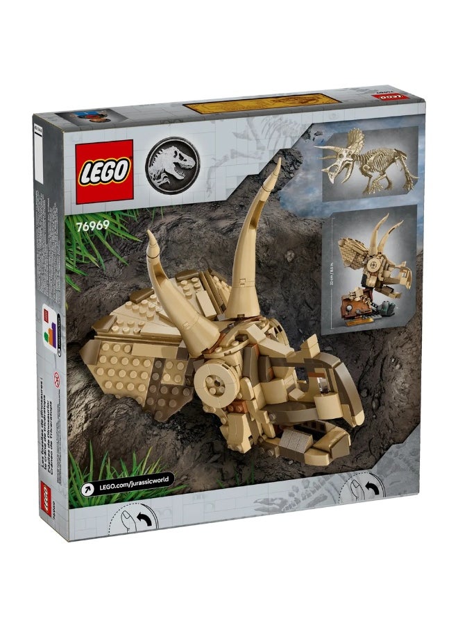 LEGO LEGO - Jurassic World Dinosaur Fossils: Triceratops Skull 468 Pieces - 76969  - Image 5