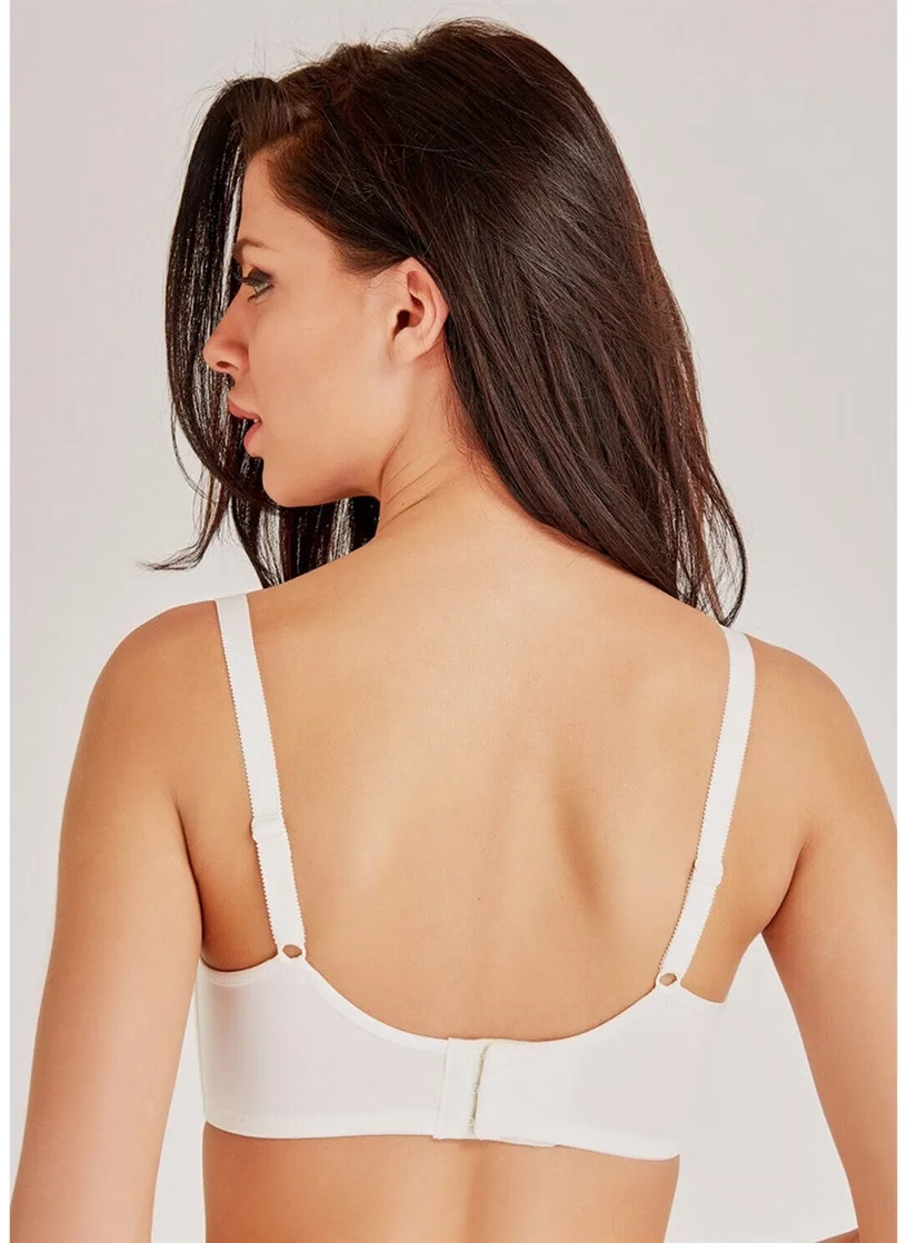 Magic Form 6297 Lace Hollow Gathering Bra - Ecru10
