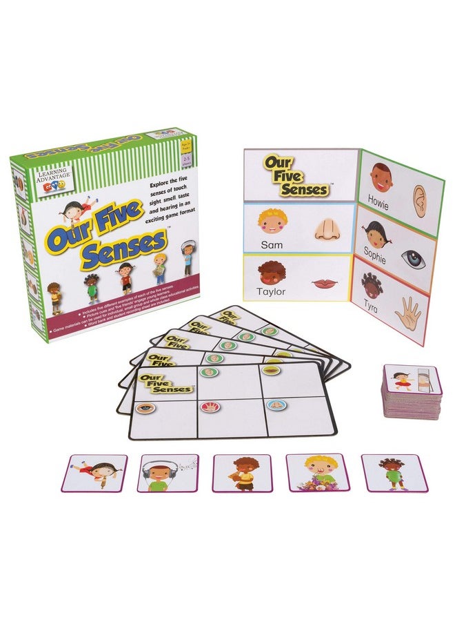 Learning Advantage LEARNING ADVANTAGE Our 5 Senses Game | Learning Game for Kids Ages 3+ | Teach The 5 Senses | Practice Descriptive Language  - Image 1