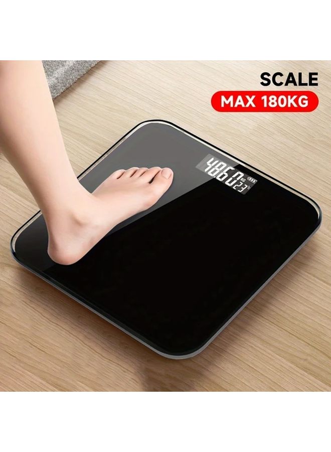 ميزان رقمي عالي الدقة أبيض لمراقبة الوزن واللياقة والنظام الغذائي والصحة - Image 3
