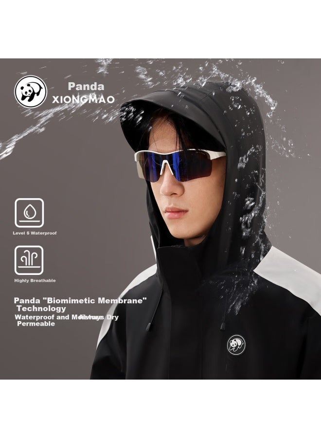 Panda Camel Series Outdoor Single-Layer Windbreaker For Men And Women, Spring And Summer Style, Loose Outdoor Hiking Jacket, 194A, Xl - Image 1