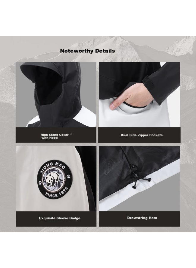 Panda Camel Series Outdoor Single-Layer Windbreaker For Men And Women, Spring And Summer Style, Loose Outdoor Hiking Jacket, 194A, Xl - Image 2