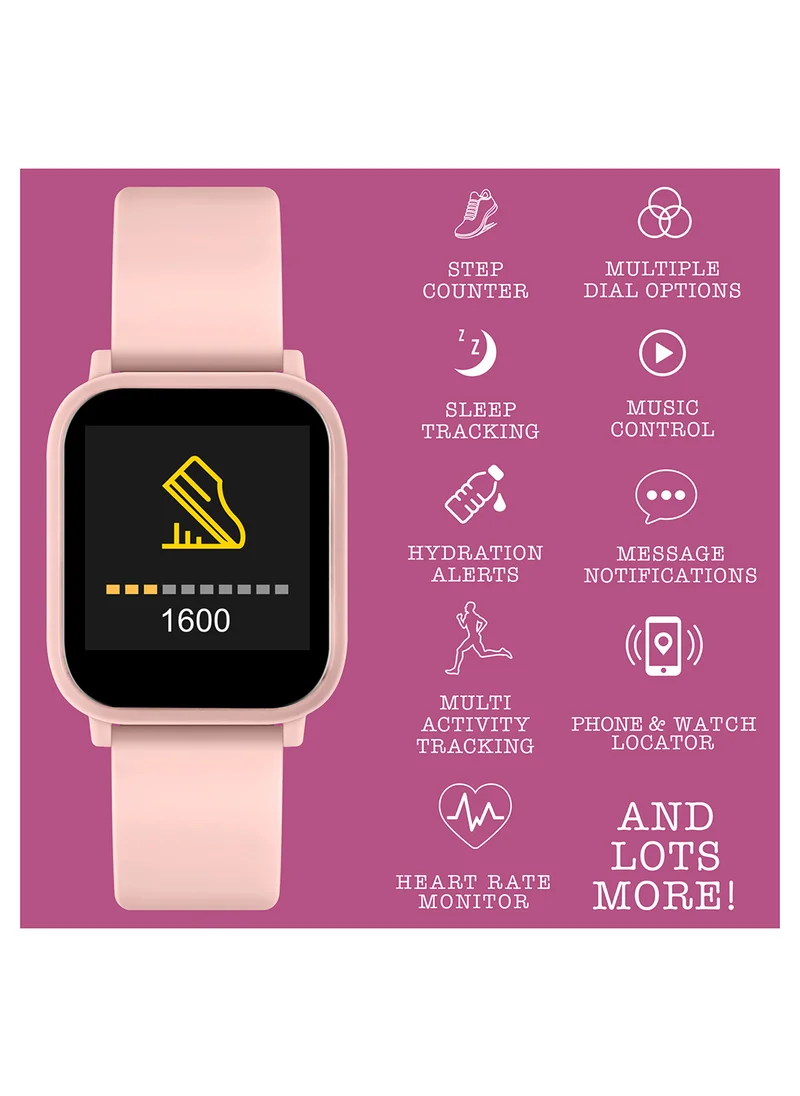 Tikkers Girl's Digital Square Shape Silicone Wrist Watch TKS10-0001-SETARG - 36 Mm