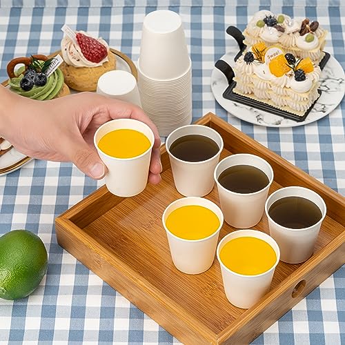 RACETOP [100 Pack] 3 oz Bathroom Paper Cups, Disposable Paper Cups, Mouthwash Cups, Paper Coffee Cups, Ideal for Bathroom - Image 3