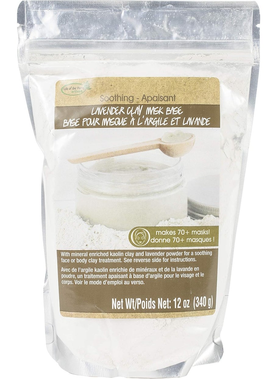 Life of the Party - Life of the Party Clay Mask Base 12oz Lavender - Image 1