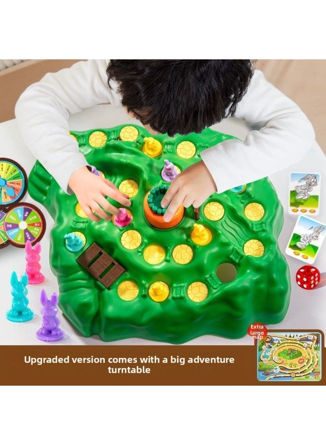 [44000 People Praise] Online Red Table Game Guess Who I Am Rabbit Trap Chess Rotating Radish Children-Color:[4 Types Of Traps Increased] Rabbit Level + Pirate Barrel - Image 3