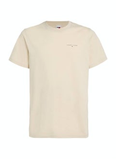 Men's Linear Chest Slim T-Shirt - Cotton, Beige - pzsku/ZB06B1EBFD09EA0A6D6F2Z/45/_/1723744010/0f16ae40-0986-4950-9adf-e889b87895a5