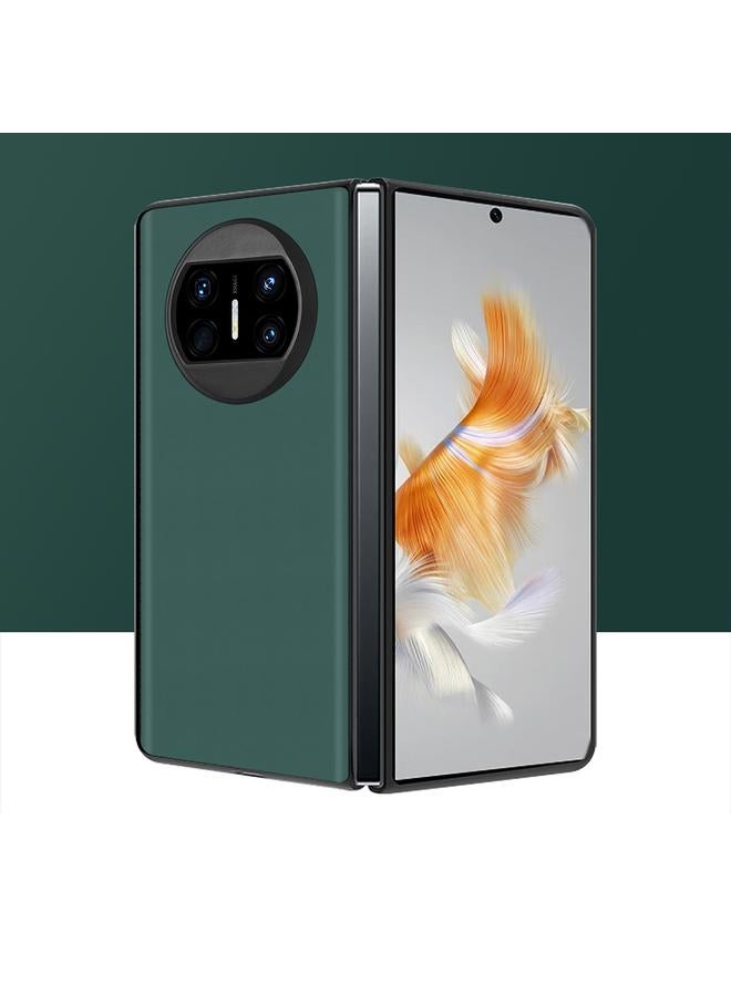 اس-توب جراب هاتف Huawei Mate X3 فائق النحافة مصنوع من الجلد العادي قابل للطي - Image 1