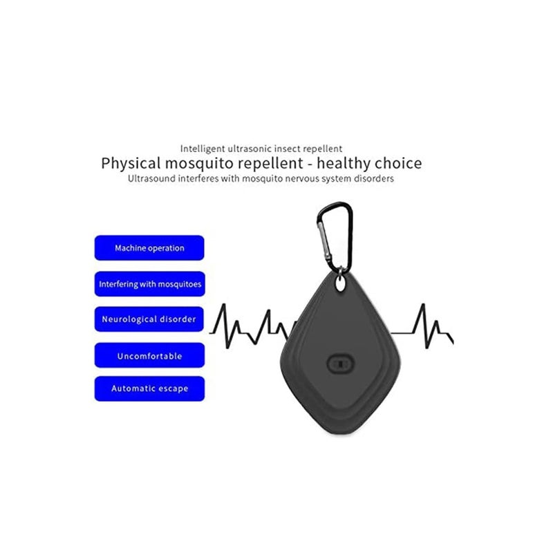 SOLARAE 2pcs portable insect repellent, outdoor intelligent frequency conversion mosquito repellent for mosquitoes, mice, insects, ants, cockroaches - Image 3