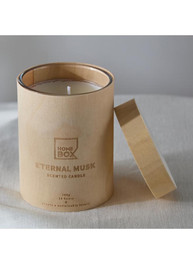 إيدين جرة شمعة خشبية بالمسك الخالد 198 غ - Image 1