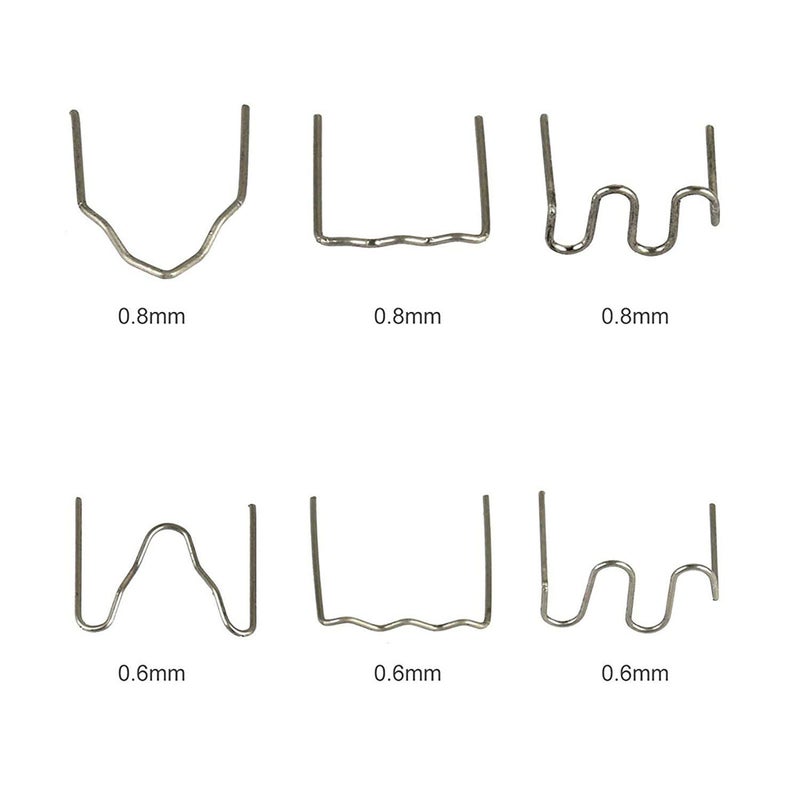 500pcs Car Bumpers Plastic Welding Machine Welding Wire Plastic Welders Studs Appearance Repairing Machine Mending Repairing Standard Pre Cut Waves Staple - Image 5