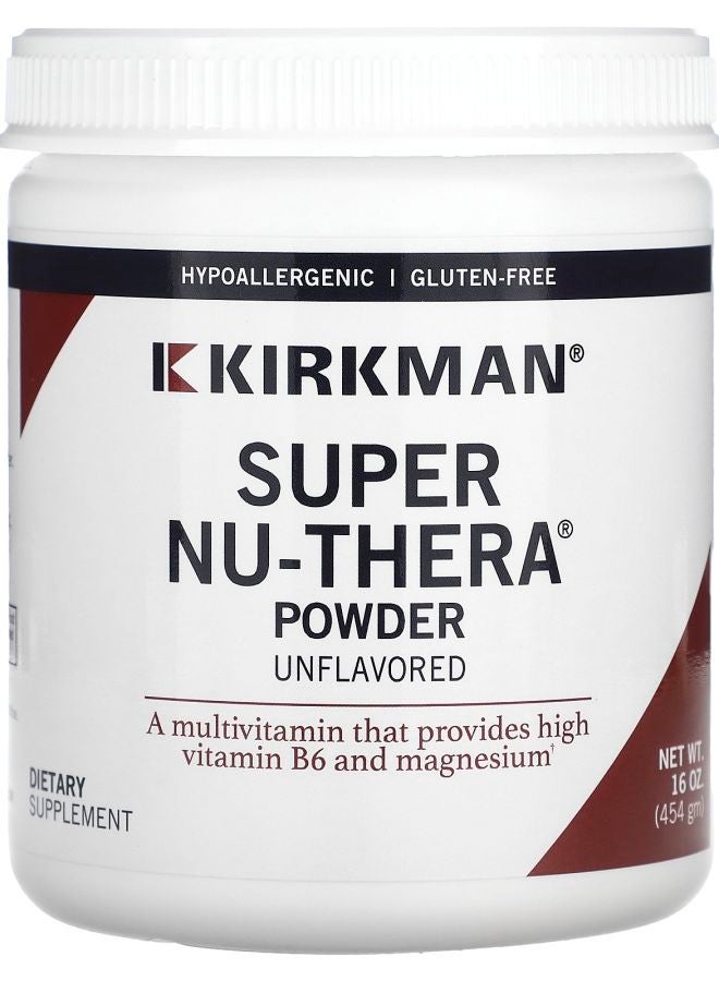 Kirkman Labs Super Nu-Thera Powder Unlflavored 16 oz (454 gm)