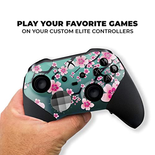 DreamController Cherry Blossom X-box Elite Controller Series 2 Limited Edition by DreamController. Custom Elite Series 2 Controller for X-box One/Series X/S. with Advanced Hydro-Dip Paint Technology (Not Just a Skin) - Image 4
