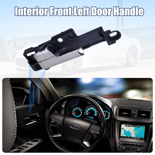 NPAUTO Interior Door Handle Front Left Driver Side Replacement for 2006 2007 2008 2009 2010 2011 2012 Ford Fusion 2007-2012 Lincoln MKZ, 2006 Lincoln Zephyr, 2006-2011 Mercury Milan - Image 2