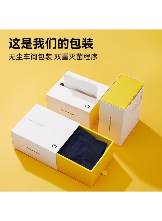 White thumb inside Thumb White Small Ide Arlo Pants Men's Underwear Square Waist Home Pants Shorts Comfortable Underwear Sleep Pants Blue L  - Image 2