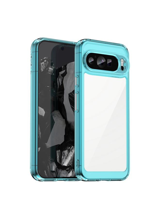 اس-توب جراب لهاتف Google Pixel 9 Pro، جراب هاتف هجين من مادة TPU من الأكريليك سلسلة ملونة - Image 1