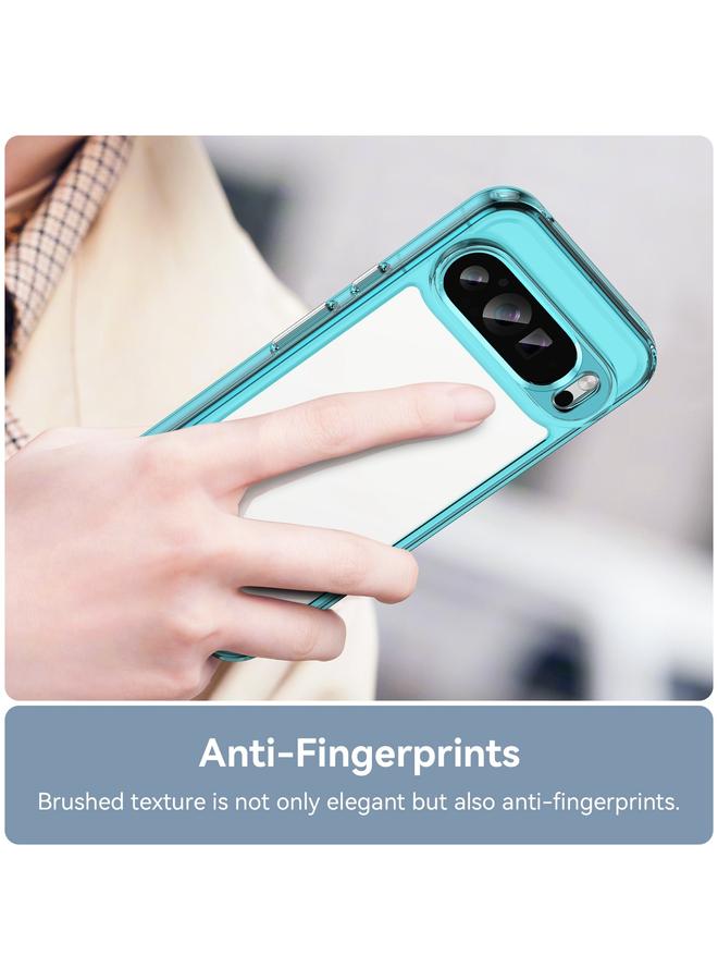 اس-توب جراب لهاتف Google Pixel 9 Pro، جراب هاتف هجين من مادة TPU من الأكريليك سلسلة ملونة - Image 5