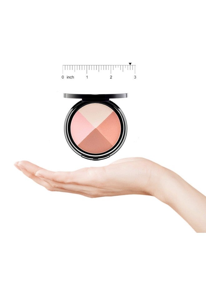 EVE PEARL Ultimate Face Compact Blush Highlighter Contour Eye Shadow Set Makeup Palette Light To Mediumtimeless - Image 3