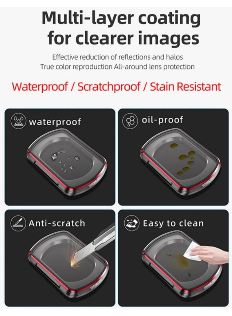 1/4 Black Mist Filter for DJI Pocket 3 Magnetic Soft Light Lens Filter Waterproof Scratch Resistant Dustproof Oil Proof HD Optical Glass with Aluminum Frame and Storage Box - Image 3