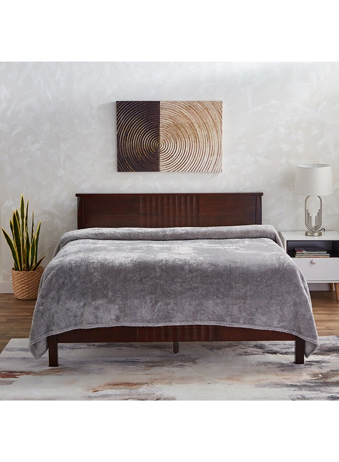 Home Box Lux Popcorn Queen Flannel Blanket 220 x 200 cm - Image 2