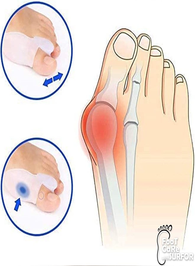 Dingger Toe Separator for Feet Toe Spacers Correct Toes Yoga Silicone Hammer Toe Corrector for Unisex Correct Toe Straighteners for Overlapping Toes - Image 5