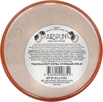 Airspun COTY Airspun Loose Face Powder Translucent Extra Coverage - Image 2