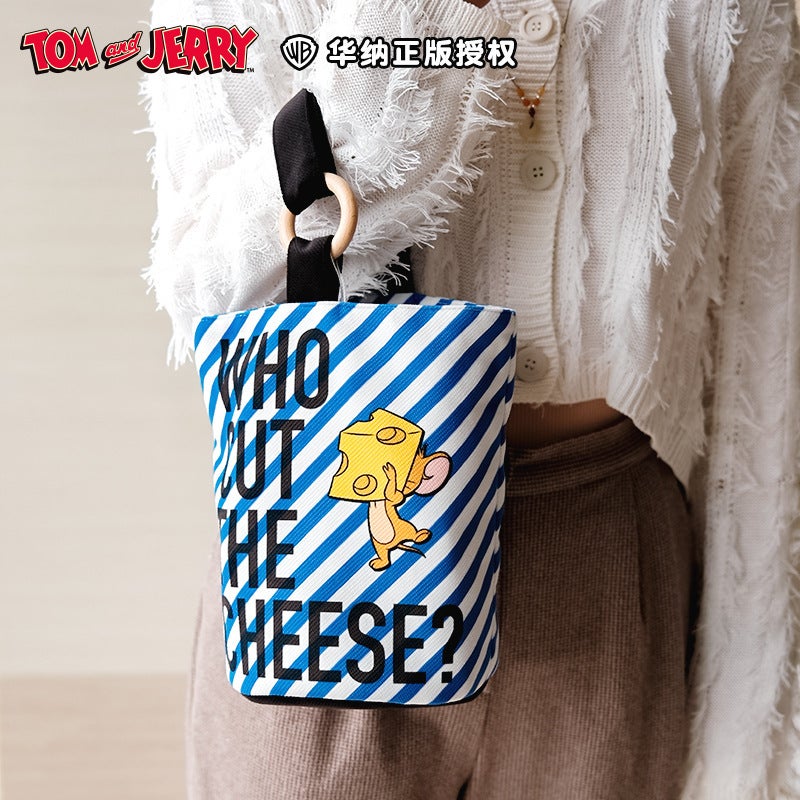 Tom And Jerry Bucket Bag Women'S Bag 2026 New Cartoon Cute Style Ins Official Authentic Crossbody Bag Trendy - Image 2