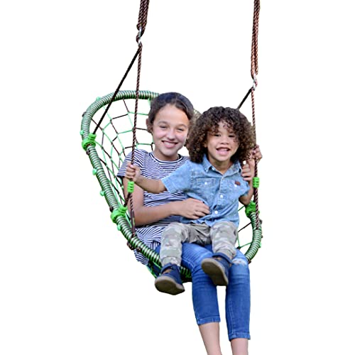 Swurfer Tree Swing  Swing Chair Outdoor Swings for Kids Tree Swings for Kids and Adults Outdoor Weather Resistant Heavy Duty Metal Frame MultiPosition Ages 4 and Up Holds up to 200lbs - Image 1