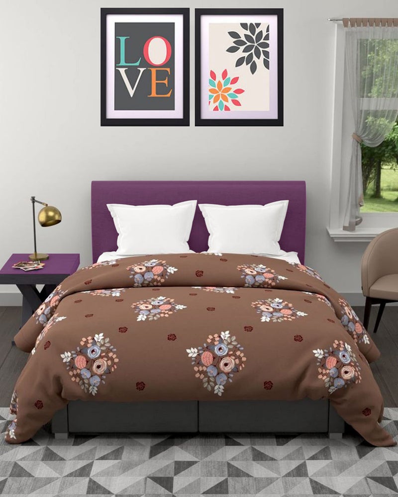 KEA Microfiber All-Weather Printed Single Comforter, (200 GSM)|Size - 60x85 Inch|Comforter Single - Image 1