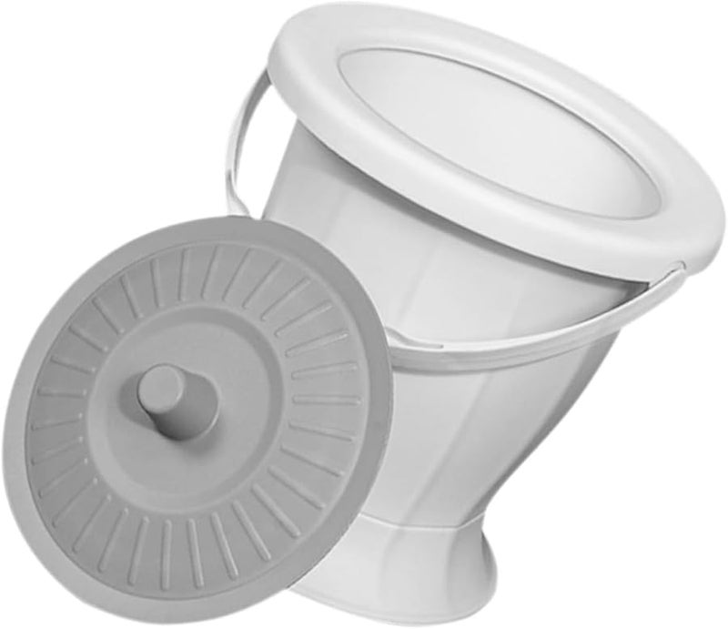 Collapsible Portable Toilet For Kids And Adults Easy Clean Plastic Urinal Potty - Image 1
