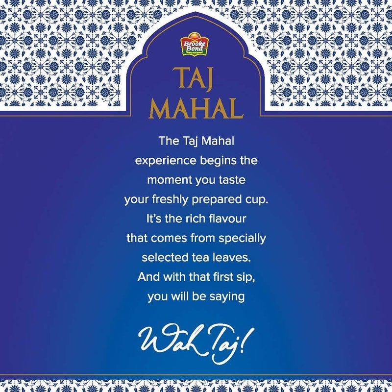 Taj Mahal Tea - Premium Blend, 1kg Box - Rich and Flavorful Black Tea - Image 4