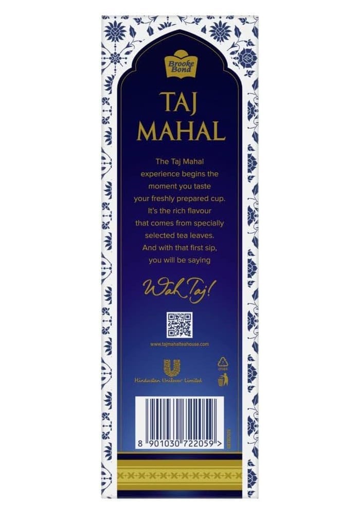 Taj Mahal Tea - Premium Blend, 1kg Box - Rich and Flavorful Black Tea - Image 2
