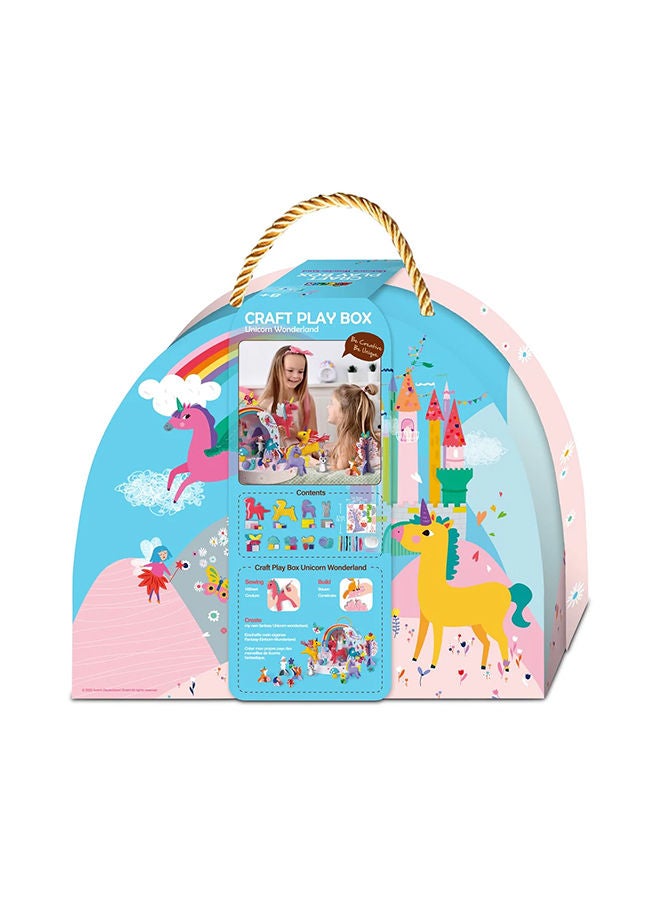 Avenir Unicorn Wonderland Craft Play Box Sewing & Diy Fun for Kids Reusable Carry Box, Spark Creativity & Imagination Age 3+ - Image 3