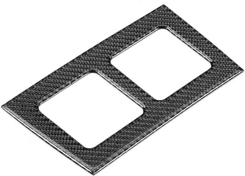 klarako Air Outlet Vent Cover, Carbon Fiber Rear Air Outlet Vent Cover Trim Fit for Challenger 2008?2014 LHD - Image 1