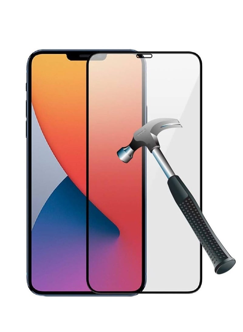 مجموعة حماية لموبايل آيفون 12 (iPhone 12) واقي شاشة من الزجاج المقسى، واقي عدسات الكاميرا، جراب ماج سيف مقاوم للصدمات والخدش، سلسلة كلاسيكية أكريليك، شفاف (3in1) - Image 4